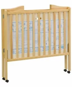 Delta Children Folding Portable Mini Baby Crib With 1.5-inch Mattress Baby Cribs