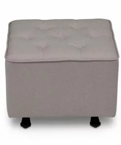 Delta Children Emma Diamond Tufted Nursery Gliding Ottoman