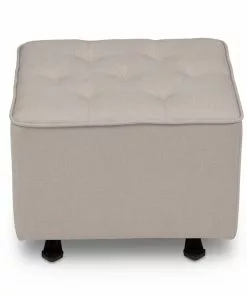 Delta Children Emma Diamond Tufted Nursery Gliding Ottoman