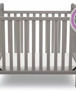 Delta Children Classic Mini Crib With 2.75-inch Mattress - Convertible To Twin Bed Baby Cribs