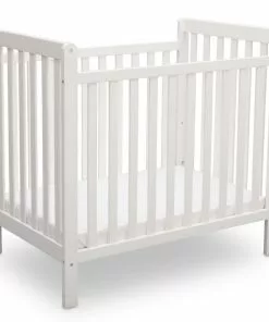 Delta Children Classic Mini Crib With 2.75-inch Mattress - Convertible To Twin Bed Baby Cribs