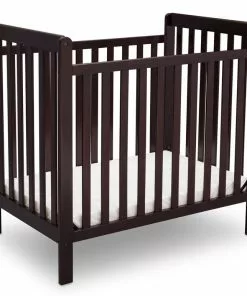 Delta Children Classic Mini Crib With 2.75-inch Mattress - Convertible To Twin Bed Baby Cribs