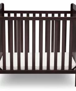 Delta Children Classic Mini Crib With 2.75-inch Mattress - Convertible To Twin Bed Baby Cribs