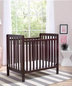 Delta Children Classic Mini Crib With 2.75-inch Mattress - Convertible To Twin Bed Baby Cribs