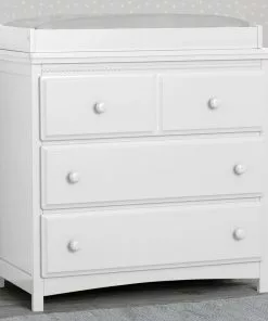 Delta Children Emerson 3 Drawer Dresser With Changing Top Dressers & Changing Tables