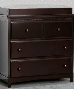 Delta Children Emerson 3 Drawer Dresser With Changing Top Dressers & Changing Tables