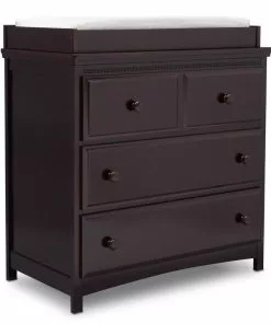 Delta Children Emerson 3 Drawer Dresser With Changing Top Dressers & Changing Tables