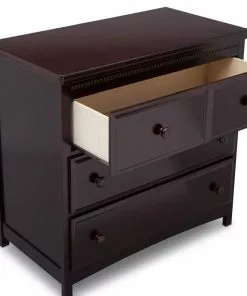 Delta Children Emerson 3 Drawer Dresser With Changing Top Dressers & Changing Tables