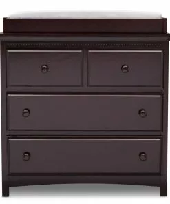 Delta Children Emerson 3 Drawer Dresser With Changing Top Dressers & Changing Tables