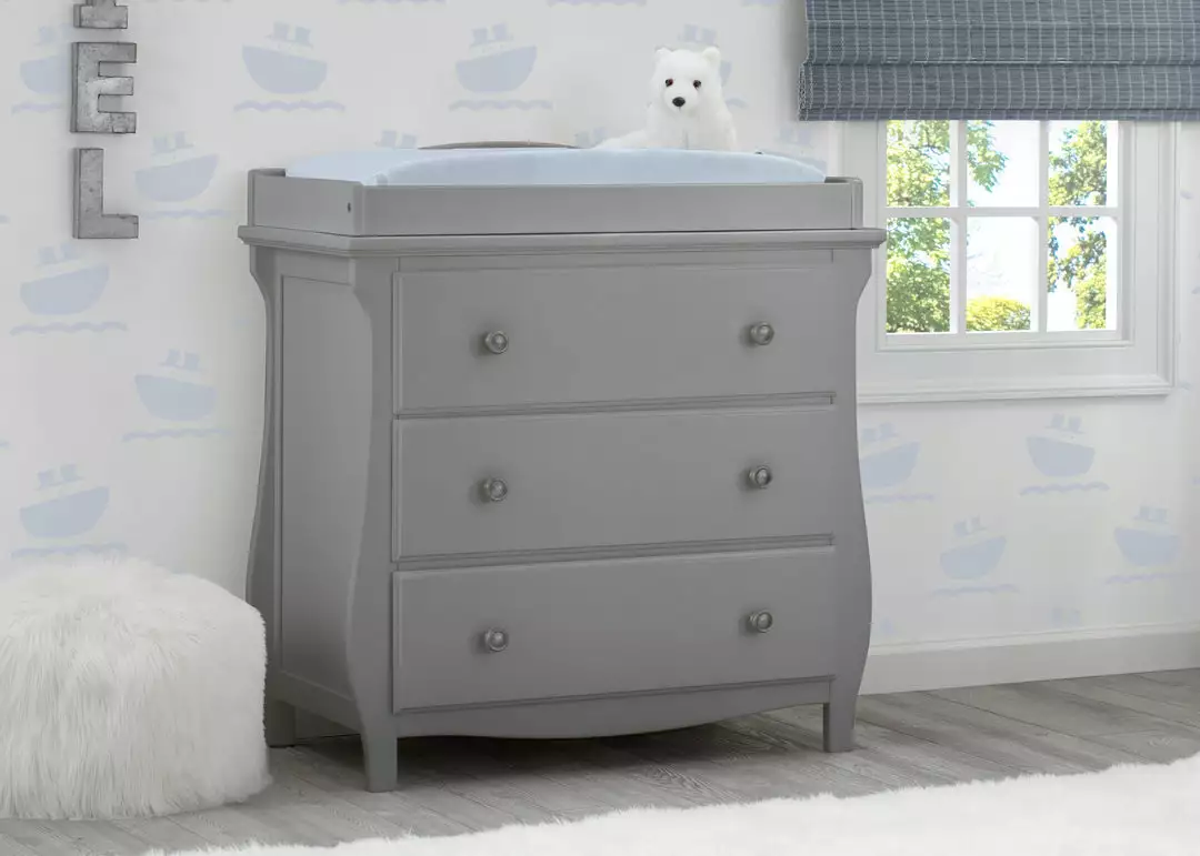 Delta Children Dressers & Changing Tables Lancaster 3 Drawer Dresser With Changing Top 4 Delta Children Dressers & Changing Tables Lancaster 3 Drawer Dresser With Changing Top