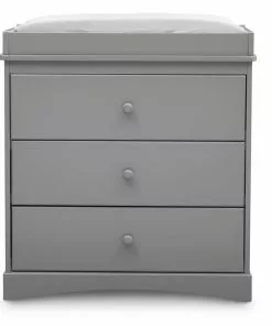 Delta Children Skylar 3 Drawer Dresser With Changing Top Dressers & Changing Tables