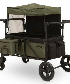 Jeep Deluxe Wrangler Wagon Stroller With Cooler Bag And Parent Organizer What's New