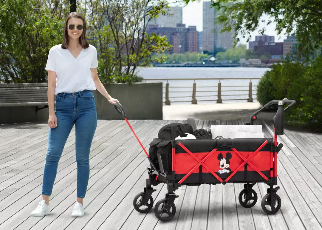 Delta Children Wagons Disney Mickey Mouse Stroller Wagon 4 Delta Children Wagons Disney Mickey Mouse Stroller Wagon