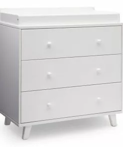 Delta Children Ava 3 Drawer Dresser With Changing Top Dressers & Changing Tables