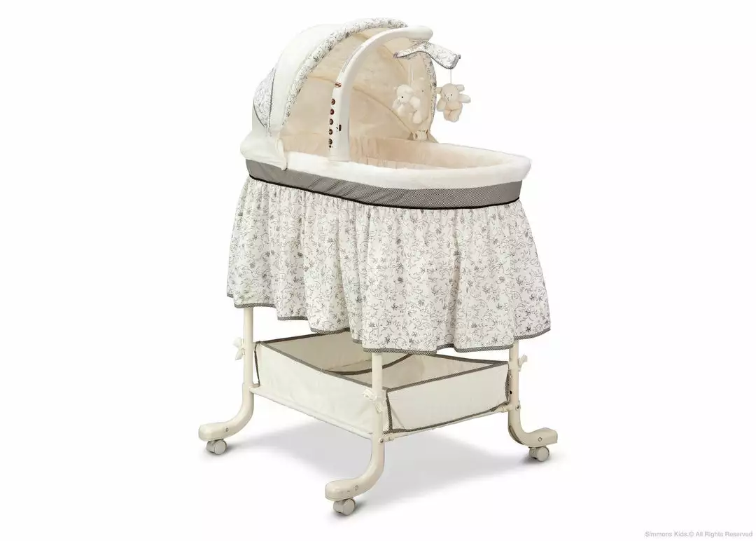 Bassinets Simmons Kids® Deluxe Gliding Bassinet 5 Bassinets Simmons Kids® Deluxe Gliding Bassinet