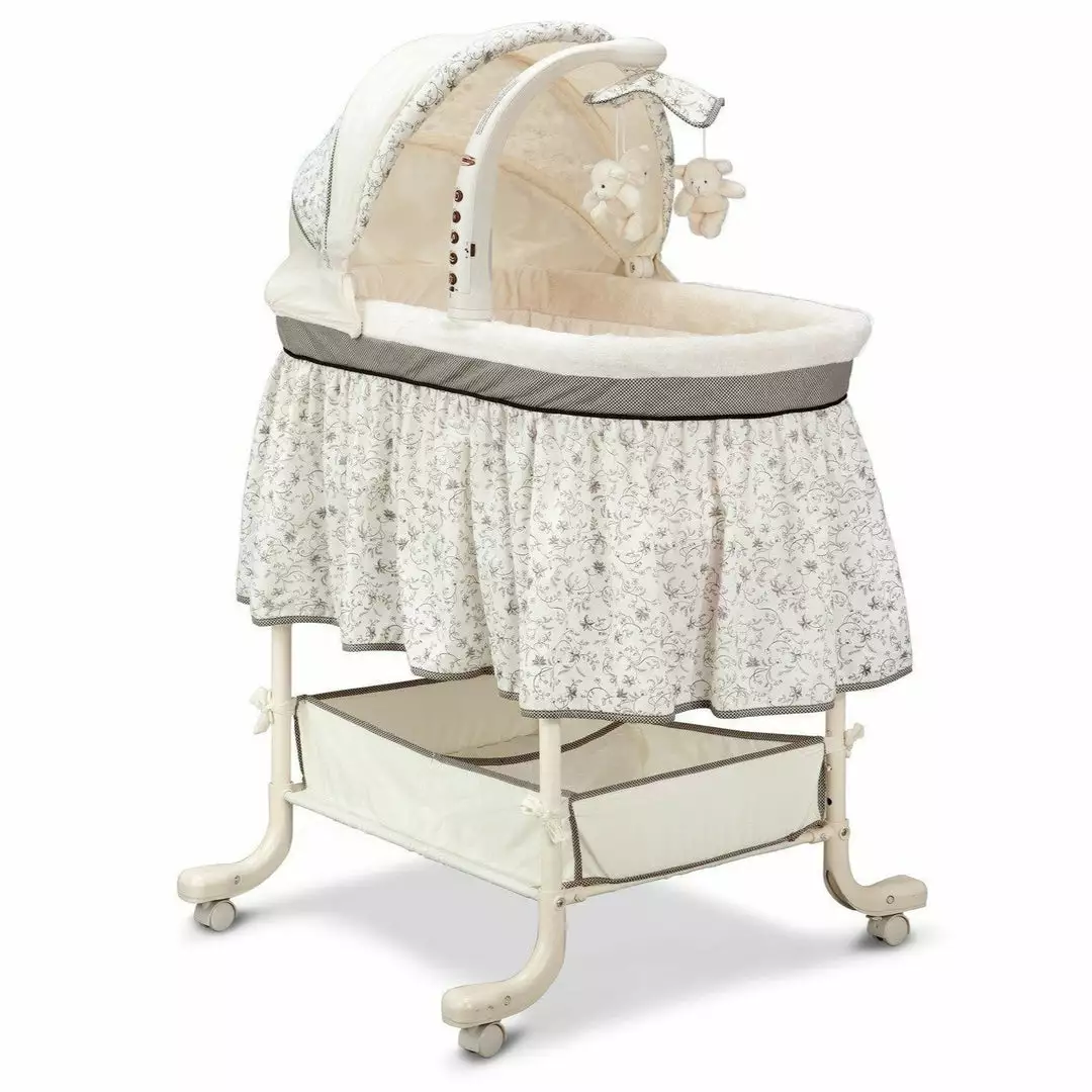 Bassinets Simmons Kids® Deluxe Gliding Bassinet 32 Bassinets Simmons Kids® Deluxe Gliding Bassinet
