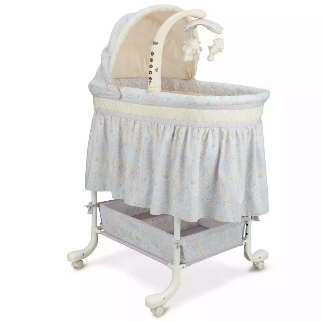 Bassinets Simmons Kids® Deluxe Gliding Bassinet 30 Bassinets Simmons Kids® Deluxe Gliding Bassinet
