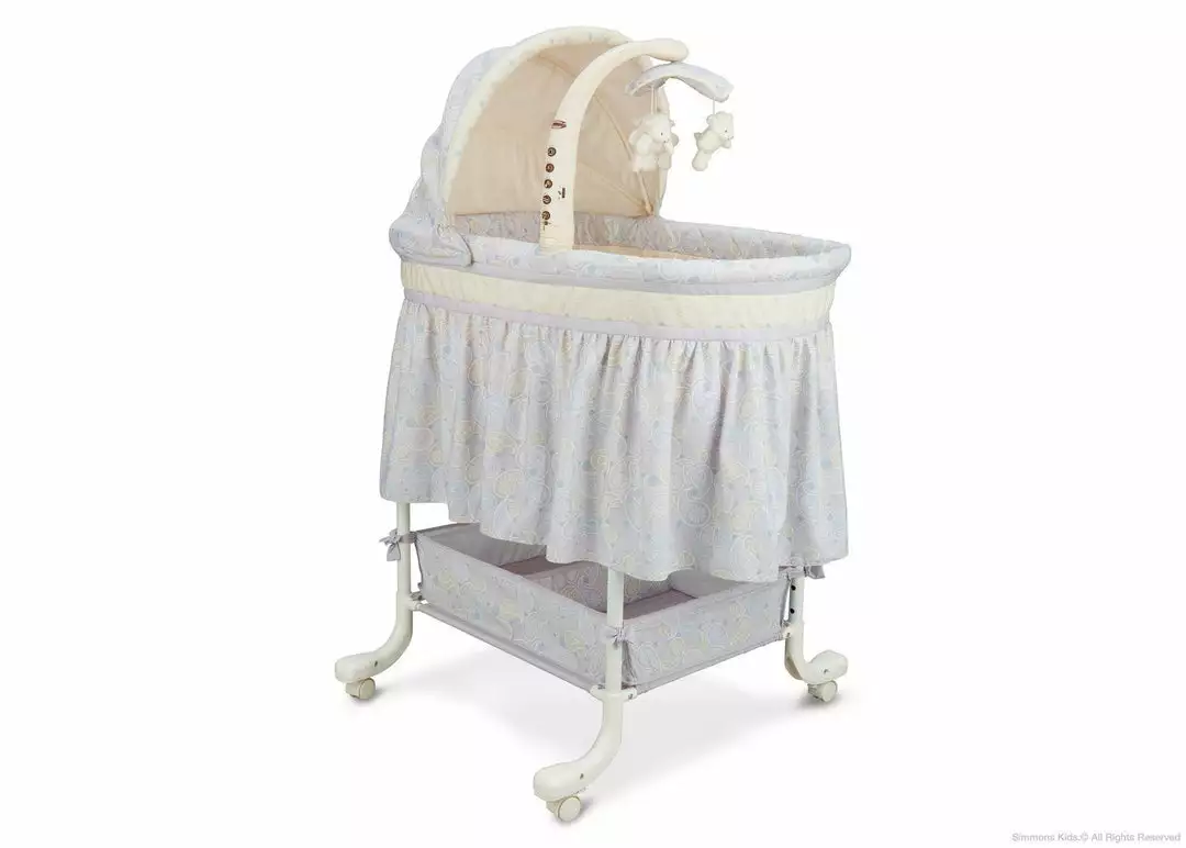 Bassinets Simmons Kids® Deluxe Gliding Bassinet 7 Bassinets Simmons Kids® Deluxe Gliding Bassinet