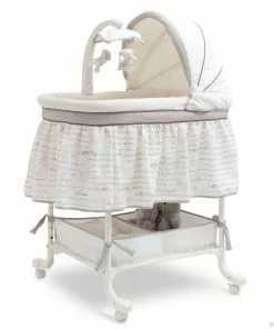 Bassinets Simmons Kids® Deluxe Gliding Bassinet 53 Bassinets Simmons Kids® Deluxe Gliding Bassinet