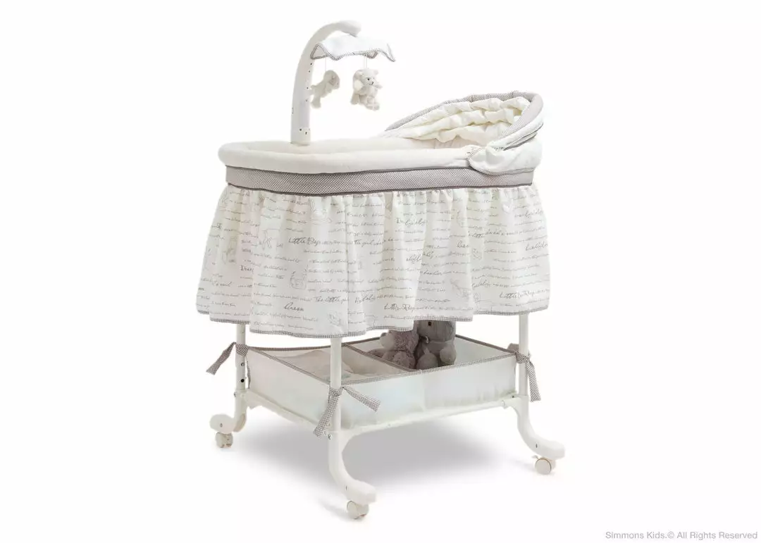 Bassinets Simmons Kids® Deluxe Gliding Bassinet 22 Bassinets Simmons Kids® Deluxe Gliding Bassinet