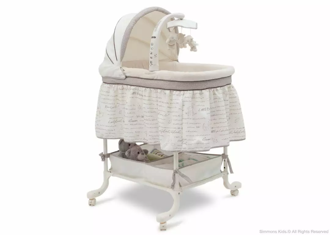 Bassinets Simmons Kids® Deluxe Gliding Bassinet 6 Bassinets Simmons Kids® Deluxe Gliding Bassinet