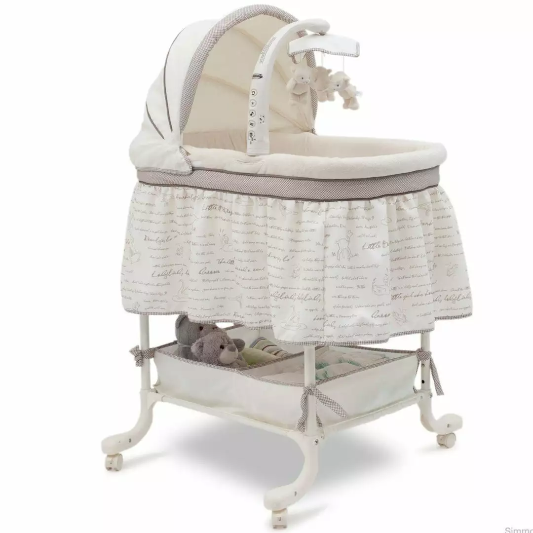 Bassinets Simmons Kids® Deluxe Gliding Bassinet 31 Bassinets Simmons Kids® Deluxe Gliding Bassinet