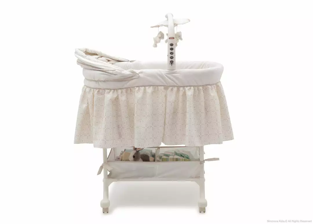 Bassinets Simmons Kids® Deluxe Gliding Bassinet 17 Bassinets Simmons Kids® Deluxe Gliding Bassinet