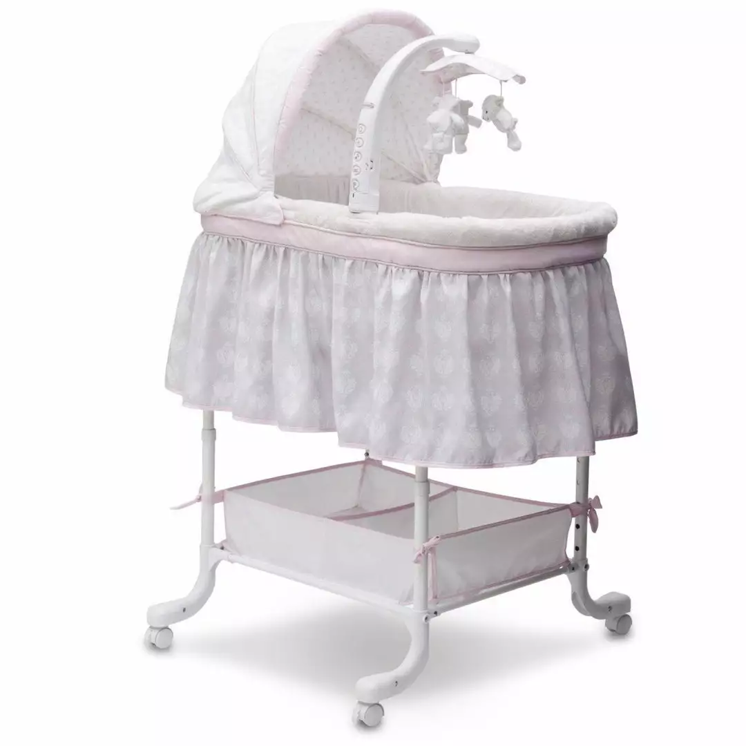 Bassinets Simmons Kids® Deluxe Gliding Bassinet 34 Bassinets Simmons Kids® Deluxe Gliding Bassinet