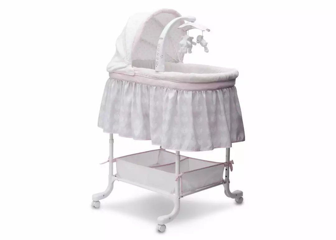 Bassinets Simmons Kids® Deluxe Gliding Bassinet 3 Bassinets Simmons Kids® Deluxe Gliding Bassinet