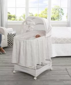 Bassinets Simmons Kids® Silent Auto Gliding Deluxe Bassinet
