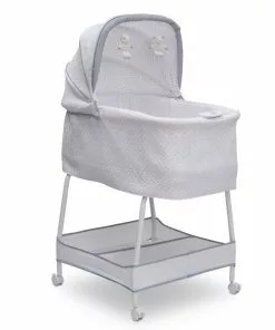 Simmons Kids Bassinets Silent Auto Gliding Elite Bassinet - Basketweave 20 Simmons Kids Bassinets Silent Auto Gliding Elite Bassinet - Basketweave