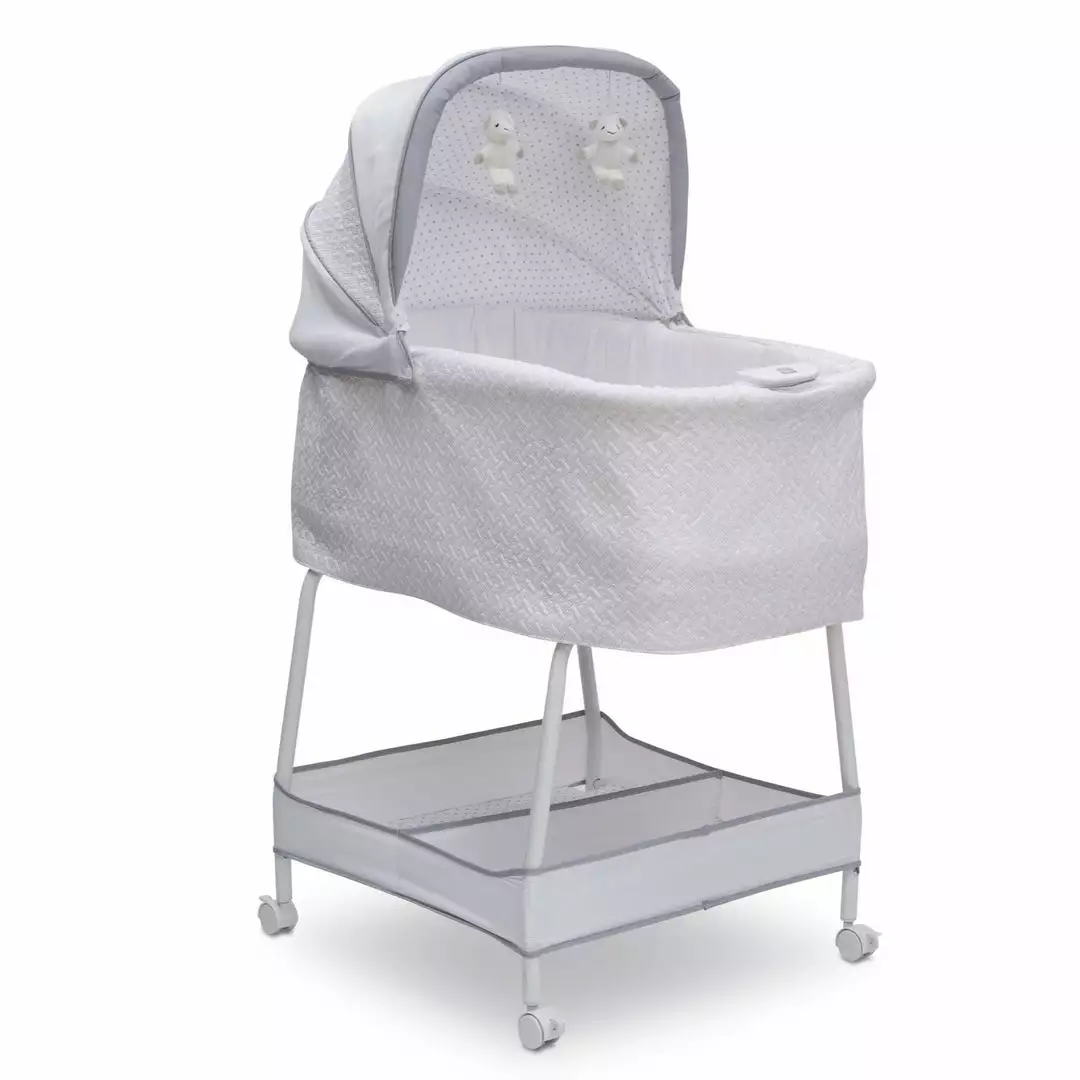 Simmons Kids Bassinets Silent Auto Gliding Elite Bassinet - Basketweave 11 Simmons Kids Bassinets Silent Auto Gliding Elite Bassinet - Basketweave