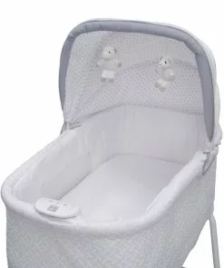 Simmons Kids Bassinets Silent Auto Gliding Elite Bassinet - Basketweave 18 Simmons Kids Bassinets Silent Auto Gliding Elite Bassinet - Basketweave