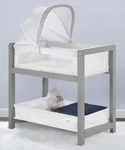 Delta Children Classic Deluxe Wood Bedside Bassinet Sleeper Bassinets