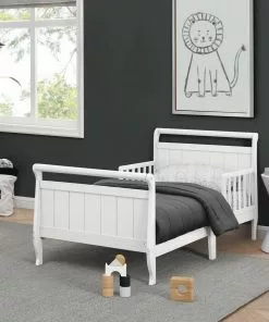 Delta Children Wood Sleigh Toddler Bed Toddler Beds