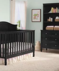 Delta Children Baby Cribs Madrid 4-in-1 Convertible Crib