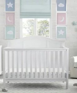 Delta Children Baby Cribs Madrid 4-in-1 Convertible Crib