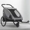 Jeep Everest 2-in-1 Child Bike Trailer And Stroller For 2 Kids