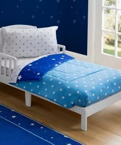 Delta Children Boys 4-Piece Toddler Bedding Set Sheets & Mattress Covers