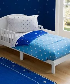 Delta Children Boys 4-Piece Toddler Bedding Set Sheets & Mattress Covers