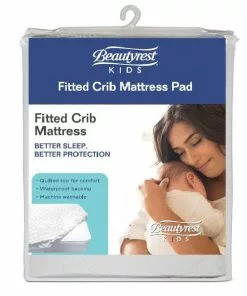 Beautyrest Fitted Crib Mattress Pad