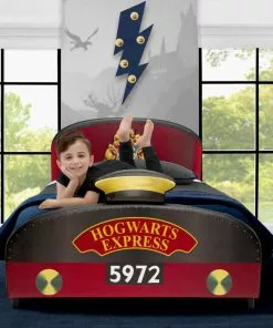 Delta Children Harry Potter Hogwarts Express Upholstered Twin Bed