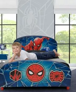 Delta Children Twin Beds & Headboards Spider-Man Upholstered Twin Bed