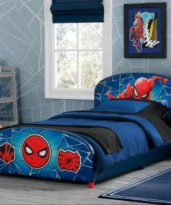 Delta Children Twin Beds & Headboards Spider-Man Upholstered Twin Bed