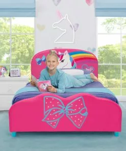 Delta Children Twin Beds & Headboards JoJo Siwa Upholstered Twin Bed