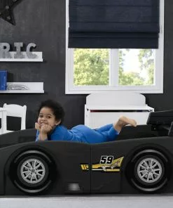 Delta Children Twin Beds & Headboards Grand Prix Race Car Toddler-to-Twin Bed