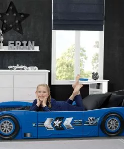 Delta Children Twin Beds & Headboards Grand Prix Race Car Toddler-to-Twin Bed