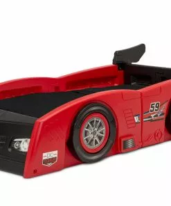 Delta Children Twin Beds & Headboards Grand Prix Race Car Toddler-to-Twin Bed