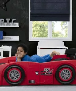 Delta Children Twin Beds & Headboards Grand Prix Race Car Toddler-to-Twin Bed