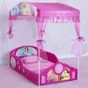 Disney Princess Plastic Sleep And Play Toddler Bed With Canopy By Delta Children 2 Disney Princess Plastic Sleep And Play Toddler Bed With Canopy By Delta Children